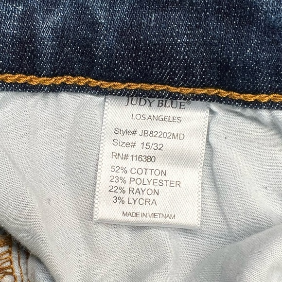 Judy Blue Skinny Fit‎ Jeans Women's  High Rise Distressed Ankle Denim 15/32 - Picture 12 of 12